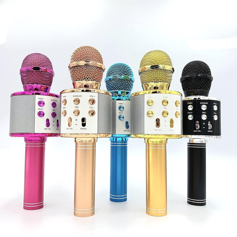 Toonkiz Wireless Mic Advance Handheld Wireless Singin(Multicolor)