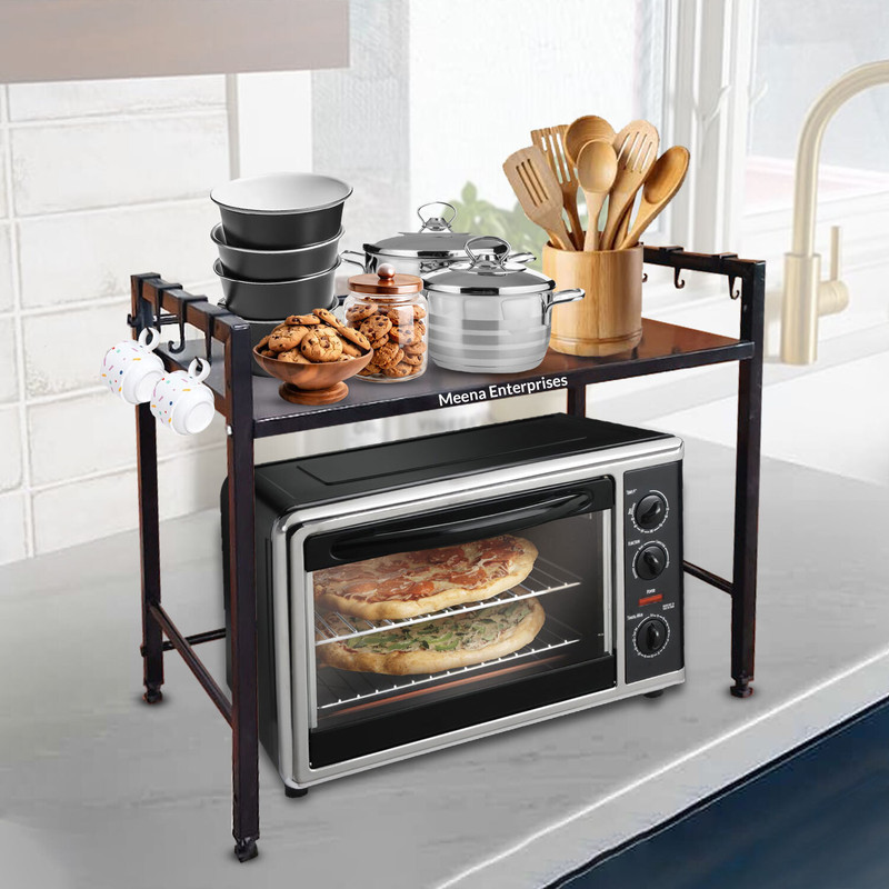 MEENA ENTERPRISES Stand Microwave Wall Mount(Iron)