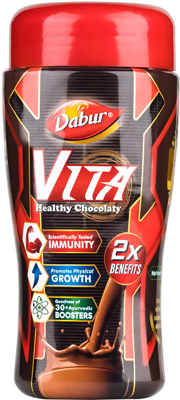 Dabur Vita (Bottle/Jar) | Chocolate Nutrition Drink For Kids| Promotes Physical Growth(500 g)
