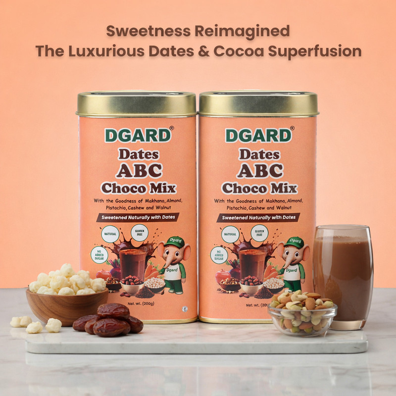 DGARD ABC Choco Milk Mix | Pack of 2 | 200g x 2(400 g)