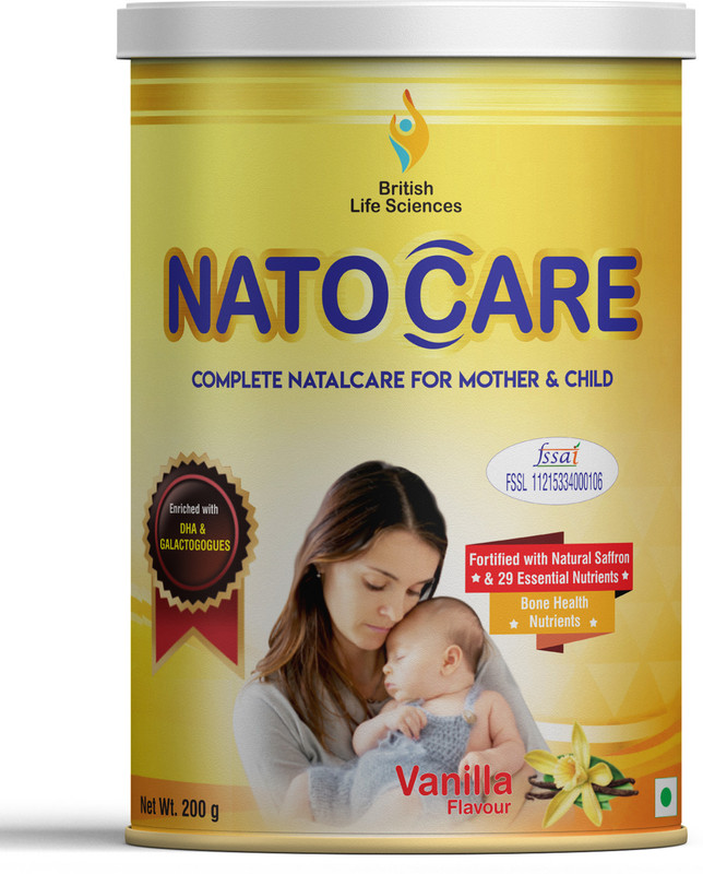 Natocare Lactation Supplement For Breastfeeding Mothers Shatavari & Fenugreek Extract(200 g)