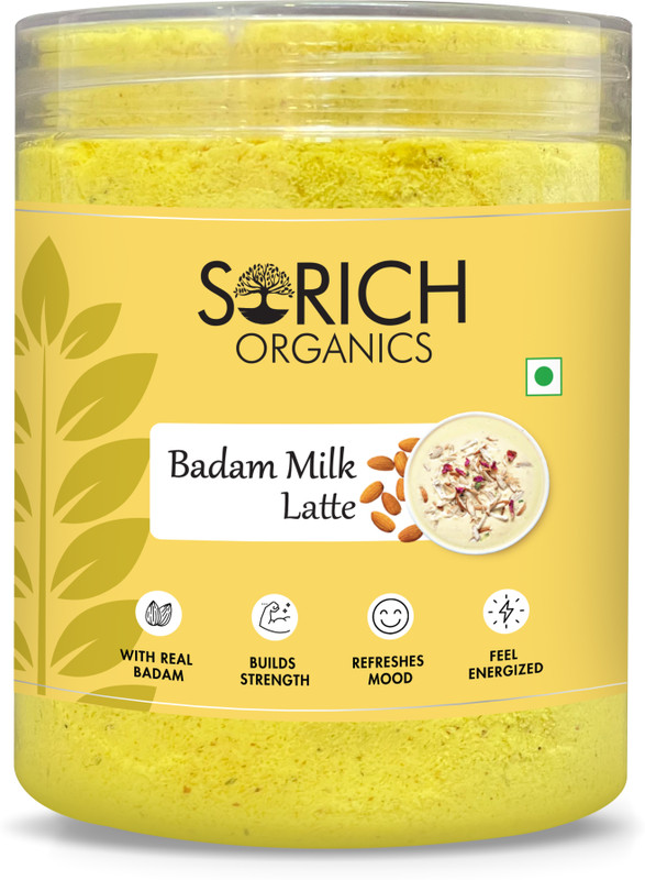 Sorich Organics Badam Milk Mix Powder Perfect Summer Instant Refreshing Drink Enriched(300 g)