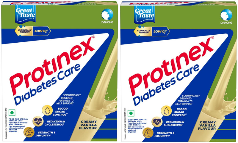 Protinex Diabetes Care (Creamy Vanilla Flavor, 200gm)to help support Blood Sugar Control(2 x 200 g)