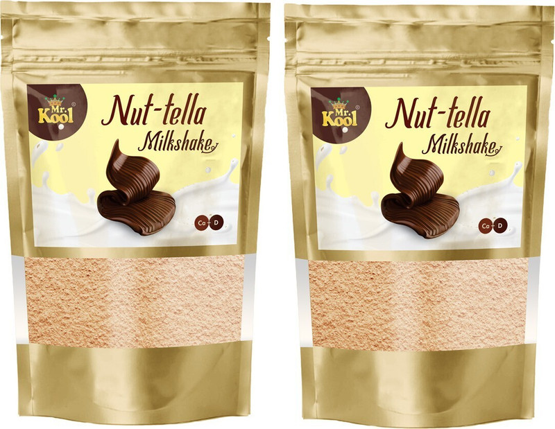 Mr.Kool Premium Nut-tella Milkshake Powder | Instant Milk Drink Mix Combo Pack 100g Each (Nut-tella)(2 x 100 g)