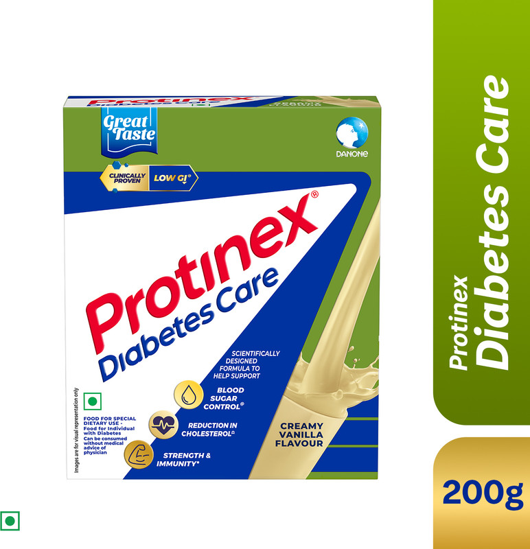 Protinex Diabetes Care 59% less sugar spikes | High protein, fibre | Clinically low GI(200 g)