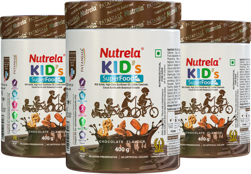 PATANJALI Nutrela Kid's Superfood PACK OF 2(2 x 400 g)