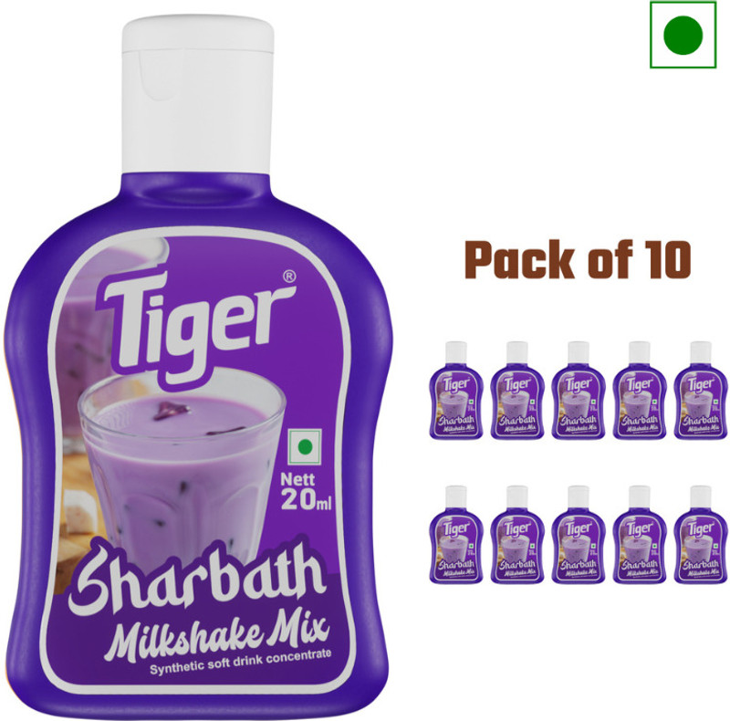 TIGER Milk shake Combo Sharbat Mix X 10 Nos(200 g)