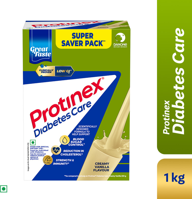 Protinex Diabetes Care 59% less sugar spikes from day 1 | High protein, fibre | low GI(1000 g)