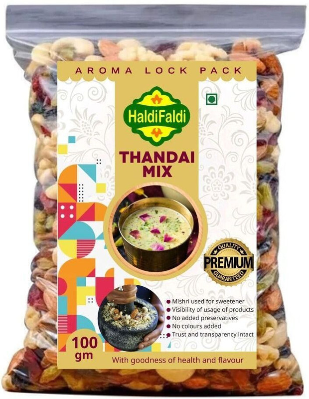 HaldiFaldi Thandai, Flavour for Milk(100 g)