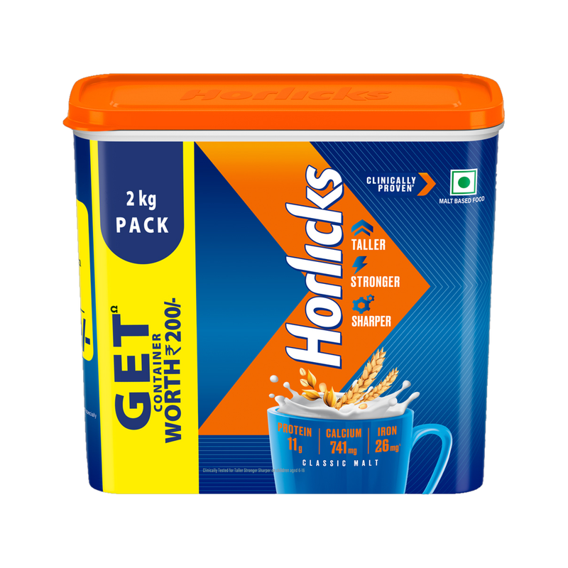 HORLICKS Nutrition Drink Plastic Container(2 kg)