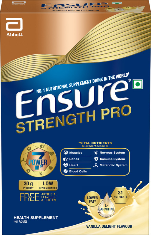 ENSURE Strength Pro | High Protein, L-Carnitine, 31 nutrients |Nutrition Drink(400 g)