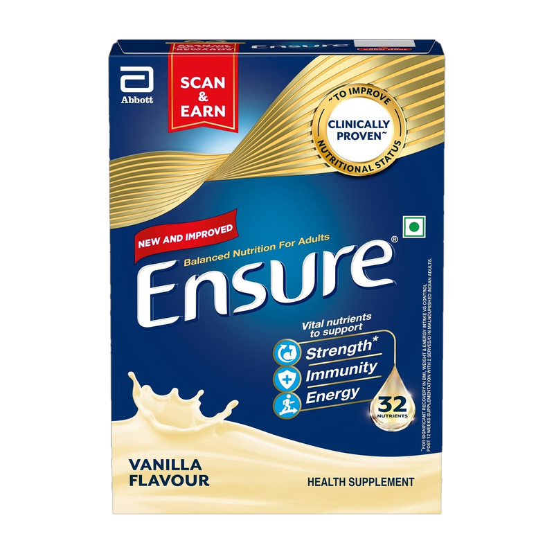 ENSURE Clinically Proven Nutritional Drink For Adults Vanilla(375 g)