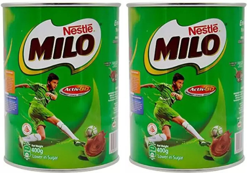 NESTLE Milo Active Go Tin Pack Of 2(2 x 400 g)