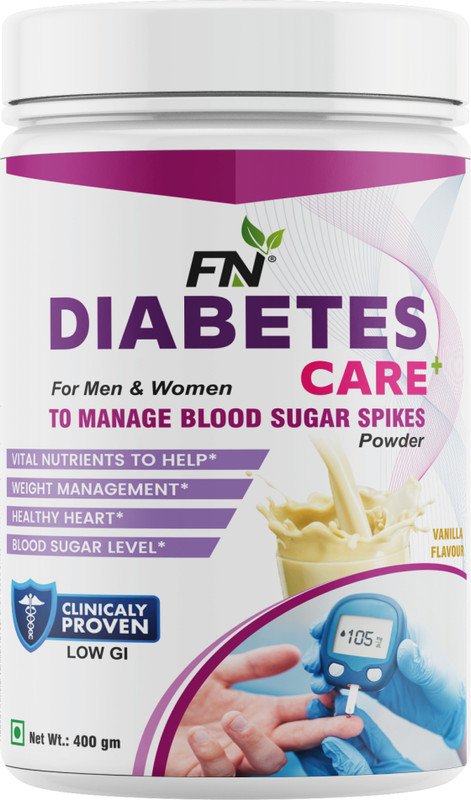 Floral Nutrition Diabetes Care Plus Protein Nutritional Health Drink to Control Blood Sugar level Nutrition Drink(400 g, Vanilla Flavored)