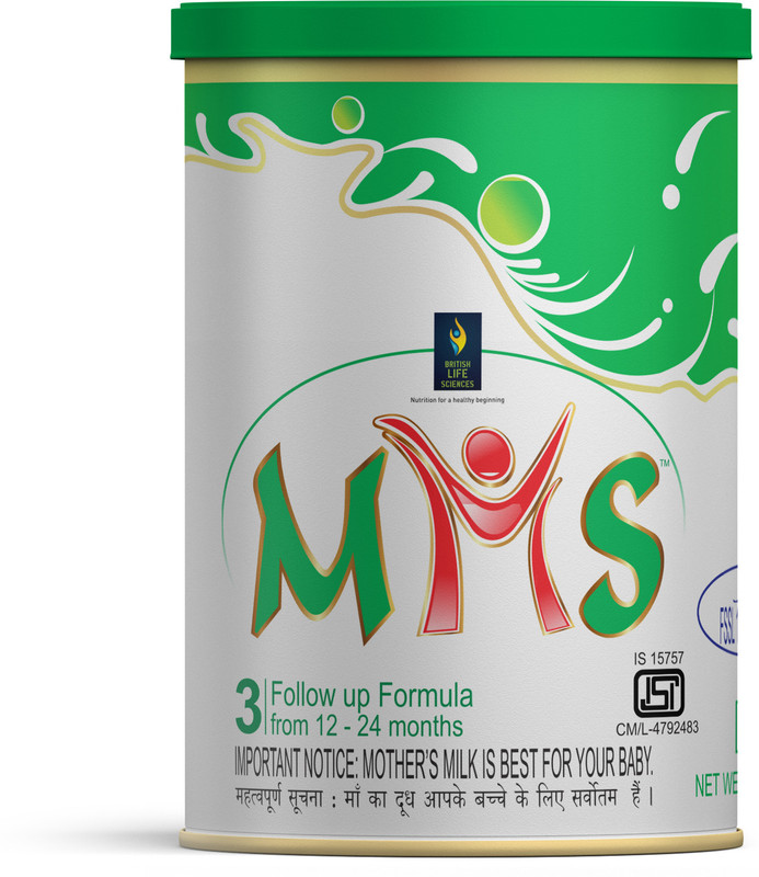 BRITISH LIFE SCIENCES PVT LTD MMS Formula for Babies 12 Months&Above Stage 3 Follow up for Overall Development(400 g)