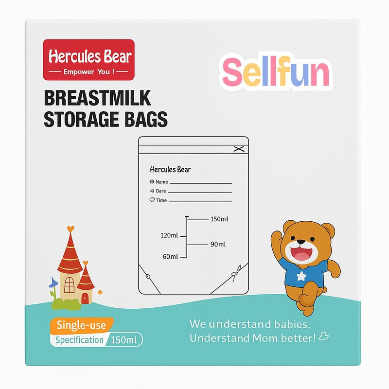 Sell fun Breast Milk Storage- 30 Bags |Protection for Your Milk |stored Fridge or Freezer(Pack of 30, White)