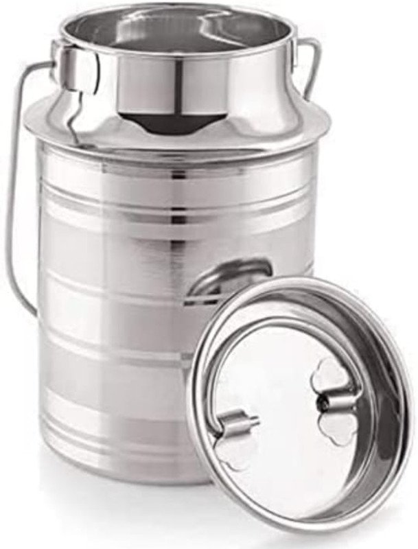 Rajlaxmi Storage box milk(Pack of 1, Silver)
