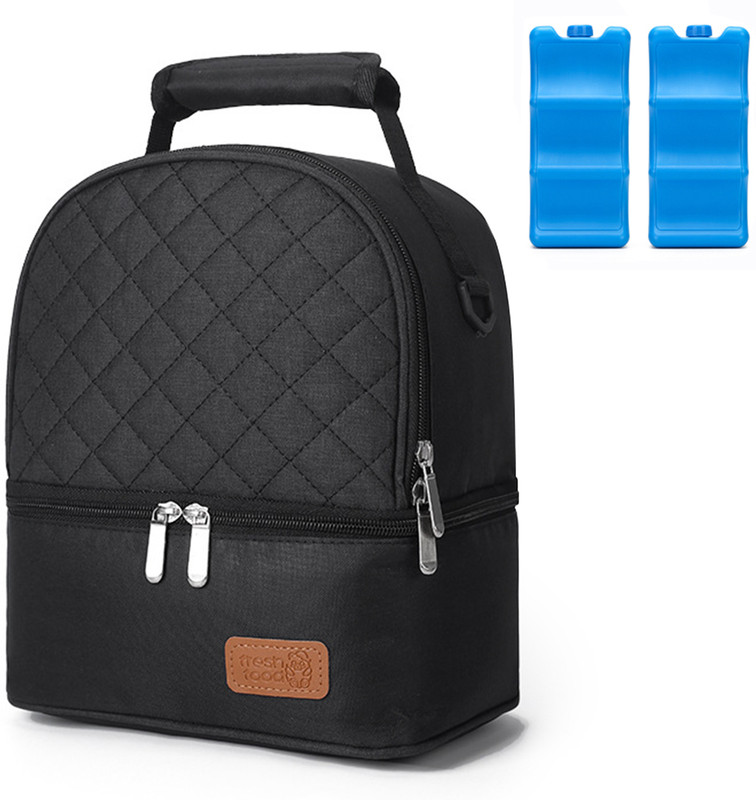 SERPLEX Breastmilk Storage Bag with Ice Pack Double Layer Insulated Backpack(Pack of 1, NA)
