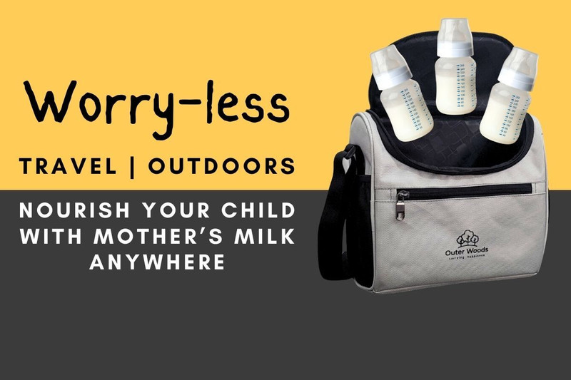 Outer Woods Milk Bag(Pack of 1, Silver)