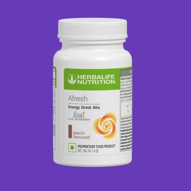 Herbalife Nutrition Nutrition Afresh Energy Drink Mix Elaichi Flavor-50g Elaichi Powder(50 g)