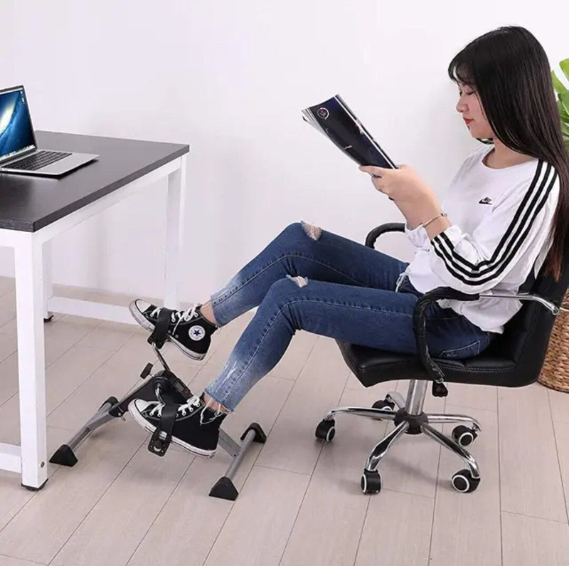 prefacto Portable Folding Mini Cycle Exercise Digital Display Suitable For Leg And Arm Mini Pedal Exerciser Cycle
