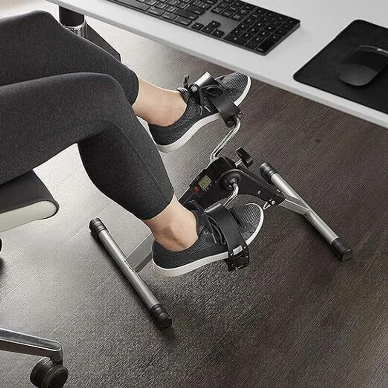ZAIZ Pedal Exerciser with Digital Display and Adjustable Resistance Exercise Cycle Mini Pedal Exerciser Cycle