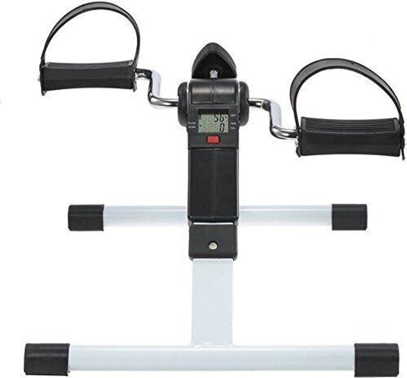 JRS TRADERS Mini Exercise Foot Peddler Desk Bike Arm and Leg Peddler Machine with LCD Monitor Mini Pedal Exerciser Cycle