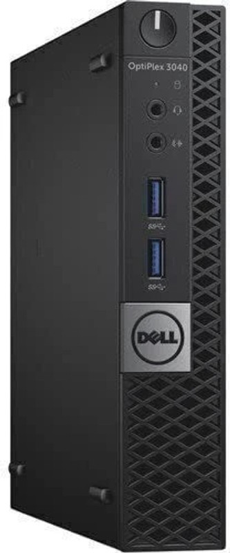 DELL (Refurbished) Optiplex 5040 SFF - Windows 10, Intel®, Core i5 6th Generation, 0 GB Graphics Card, 8 GB DDR3L, 256 GB SSD Mini PC(Black)