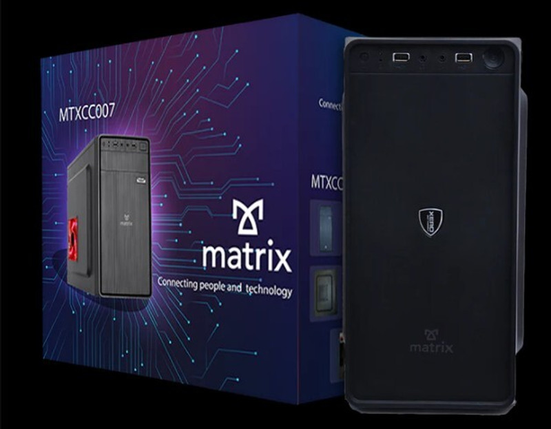 Matrix MTXCC009 - Windows 11 Pro, Intel Quad ( Core i5-3th Generation) Processor Type, 3570, 520 MB Graphics Card, 8 GB DDR-3L RAM, 256 GB SATA SSD with 2100 RPM speed up to 20× faster than other compatible SSDs Mini PC(Black)