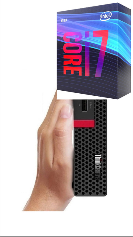 Shop New Core™ i7 (9th Gen) [8 Cores, 8 Threads, 3.00 GHz] | ThinkCentre Mini PC [NIH] Core™ i7 (9th Gen) Octa-Core (32 GB RAM/Intel® UHD 4K 630 Graphics/1 TB SSD Capacity/Windows 11 Pro) Mini Tower with MS Office
