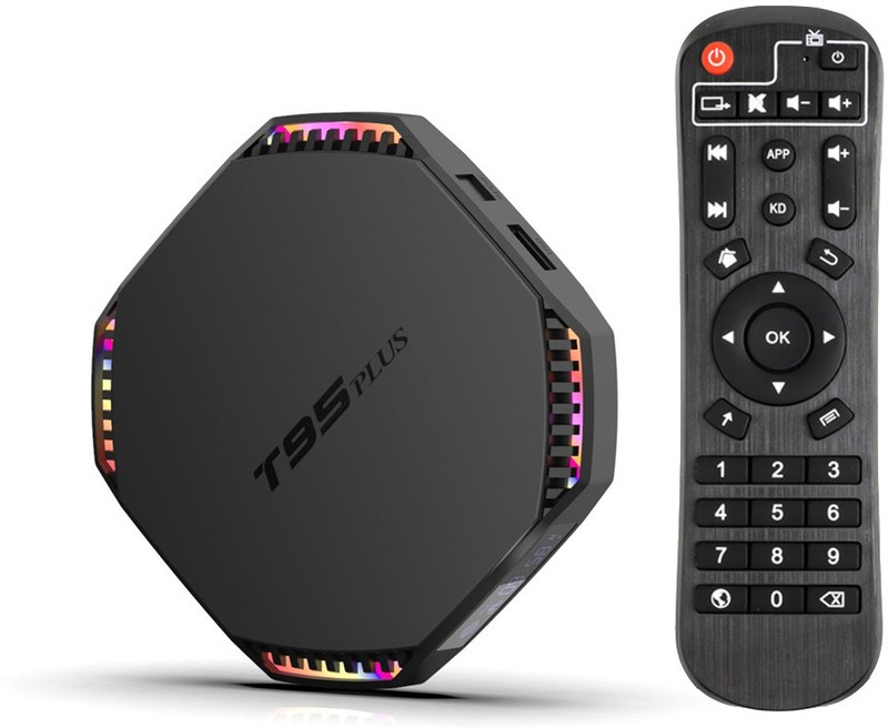 AUSHA T95 Plus - Android v4.4 (KitKat), H616, Cortex, 32 GB ddr3, 128 GB SDRAM Mini PC(Black)