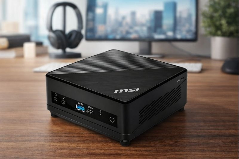 dkpal Cubi 5 10M-239IN - Windows 10, Pentium Gold 6405U Dual Core, Pentium Gold, 610 GB Graphics Card, 4 GB DDR4, 128 GB HDD,SSD Mini PC(Black)
