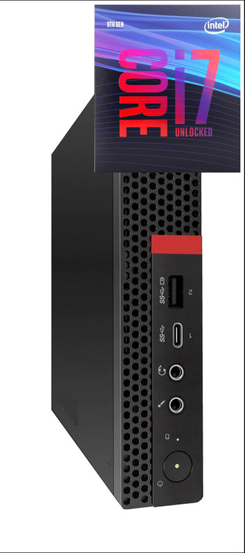 Hayyo ThinkCentre Mini Desktop | Core™ i7-8700 [LGB] Intel® Core™ i7-8700 [12MB Cache, Up to 4.60 GHz] (32 GB RAM/Integrated Intel® UHD 4K 630 Graphics/1 TB SSD Capacity/Windows 11 Pro) Mini Tower with MS Office