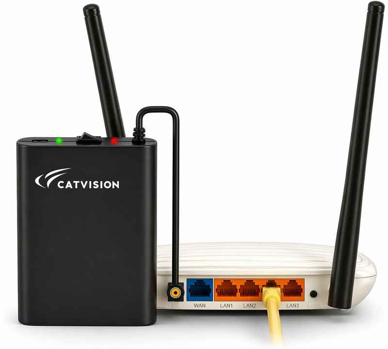 Catvision Mini Ups 12v wi-fi Power Backup for Router | 4 Hrs (Lab Tested) Power Backup for Router