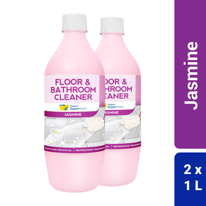 Flipkart Supermart Home Essentials Floor and Bathroom Cleaner Phenyl Jasmine(2 x 1 L)