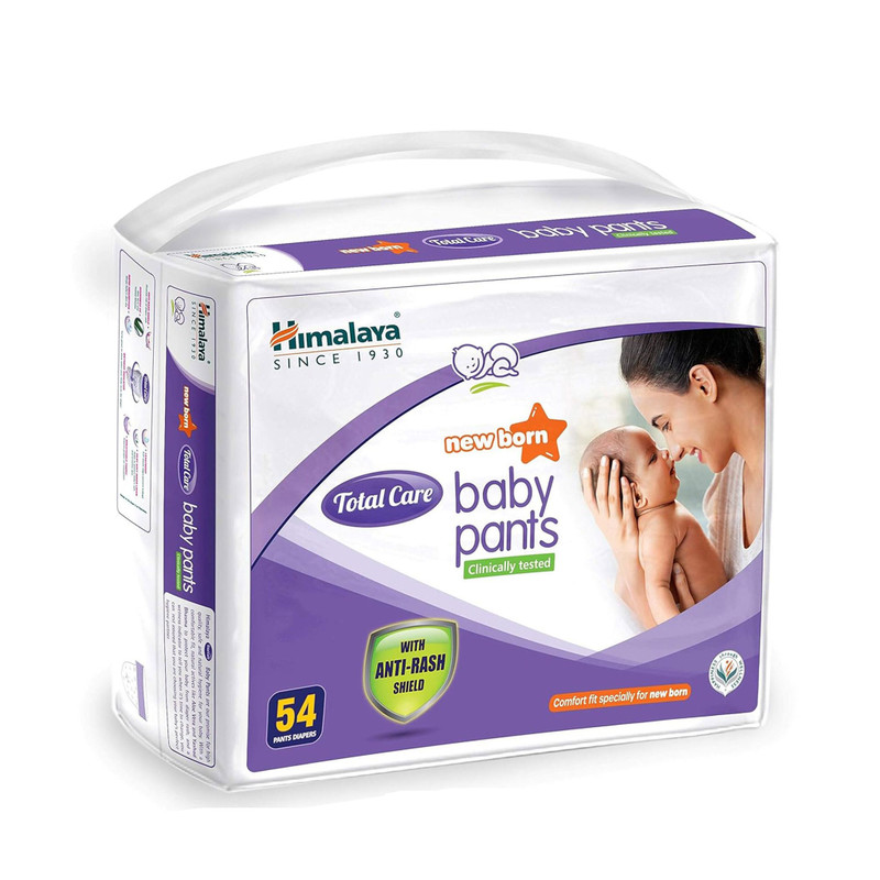HIMALAYA Total Care Pant Diapers - New Born(54 Pieces)