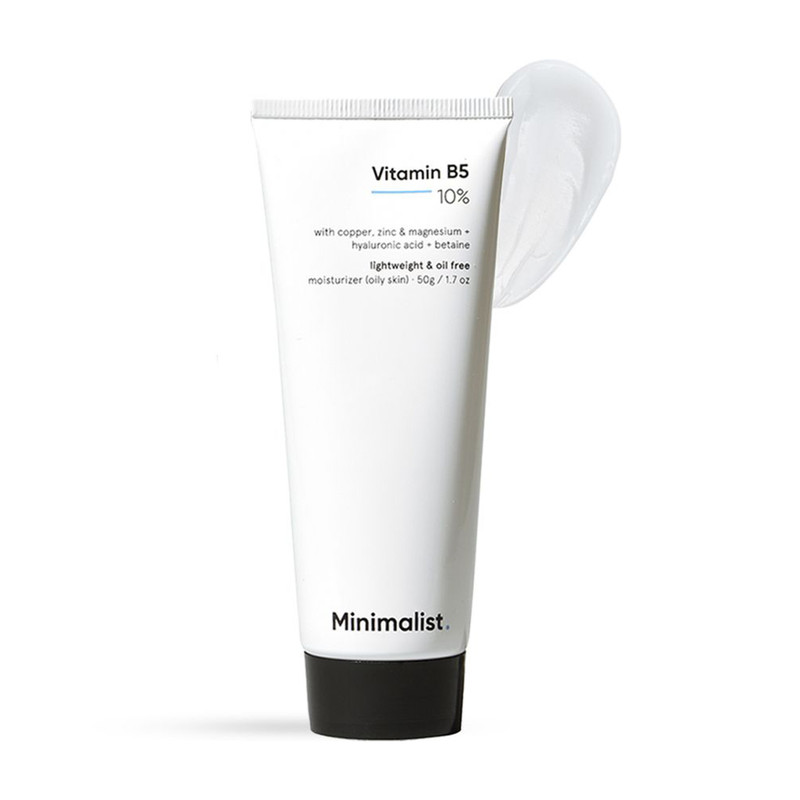 Minimalist 10% Vitamin B5 Oil Free Moisturizer for Men & Women | Face Cream for Oily Skin(50 g)