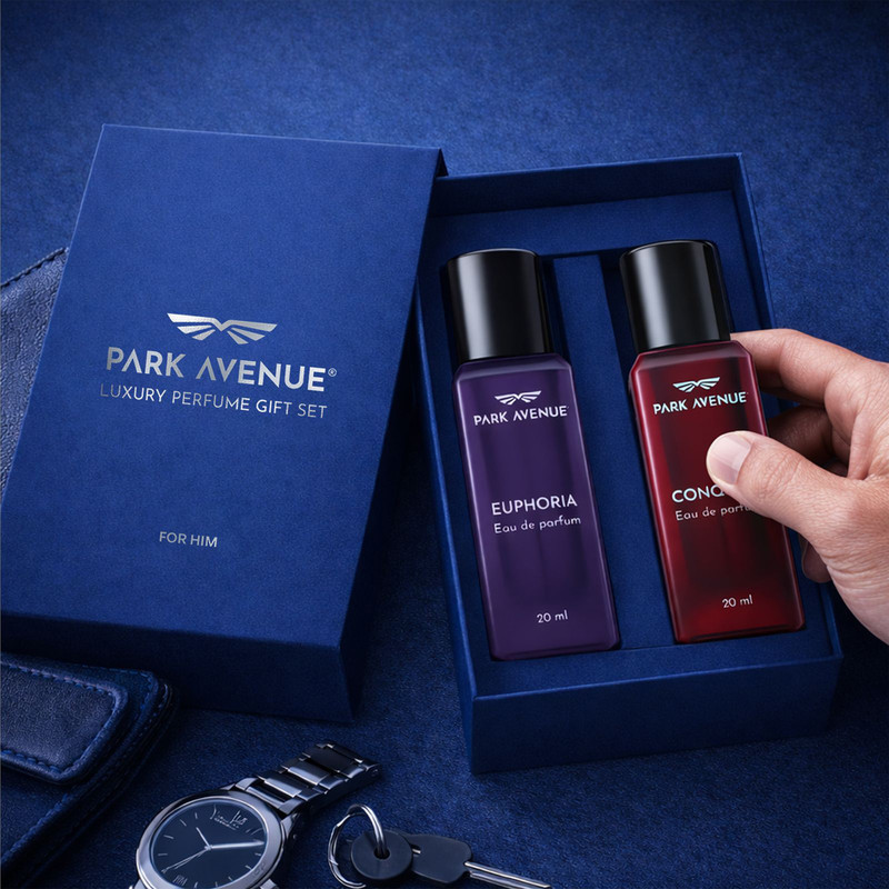 PARK AVENUE Luxury Perfume Gift Set - Euphoria & Conquer Eau de Parfum  -  40 ml(For Men)