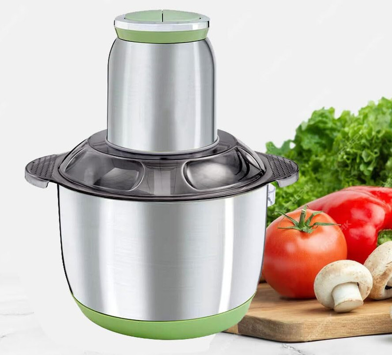 Vinskepent Meat Grinders with Bowl Kitchen Food Chopper, Vegetables, Onion, Garlic,Fruit Electric Vegetable & Fruit Chopper(1 X Mixers, User Manual, 1 x Non Slip Pad, 1 X Bowl, 1 x Lid)