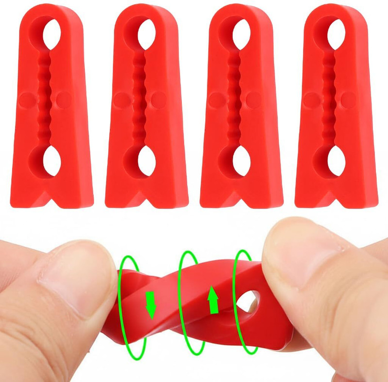 STHIRA Nylon Car Door Guard(Red, Pack of 4, NA, NA)