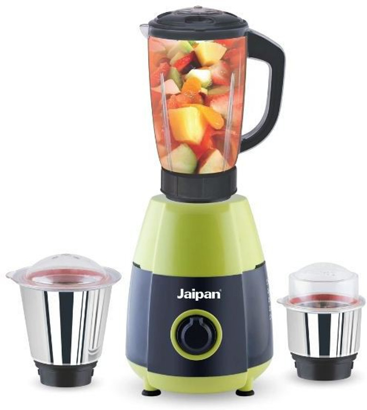 Jaipan by Jaipan JGMD-122 750 Juicer Mixer Grinder (3 Jars, Green, Black)