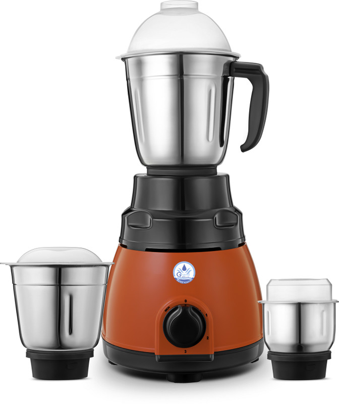 Grand plus FLAME 750 W Mixer Grinder(Luster | 3 Jars | Black, Red)