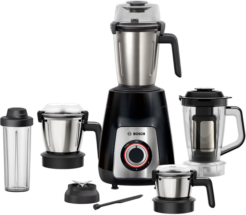 BOSCH TrueMixx Pro 1100 W Juicer Mixer Grinder(MG8915A1KI | 5 Jars | Black)