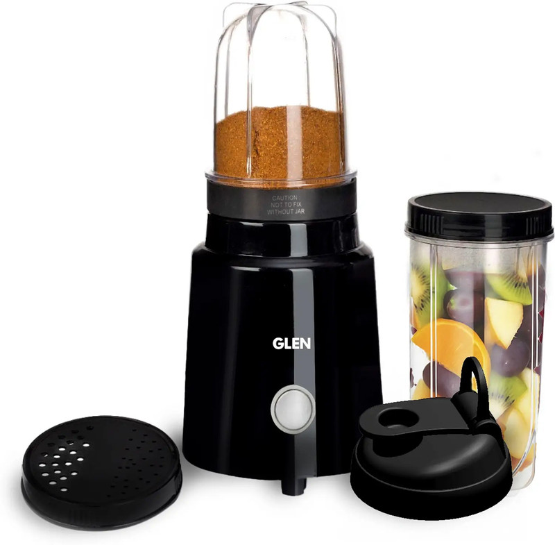 Glen Active Blender 350 W Juicer Mixer Grinder(Active Blender | 2 Jars | Black)