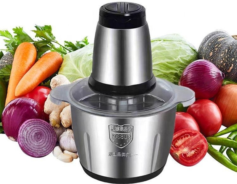 TRIVYOM Kitchen Food Chopper, Meat, Vegetables, Onion ,Mixer Grinder 700 W Food Processor(Silver)