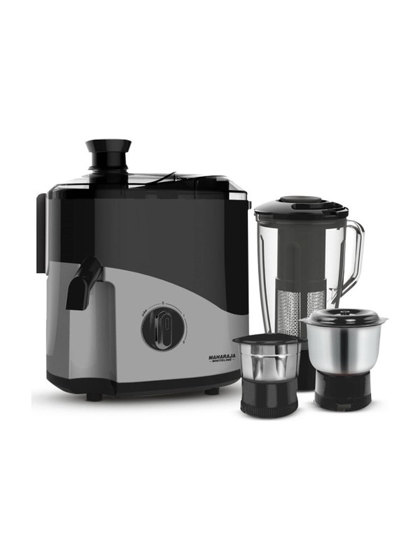 MAHARAJA WHITELINE Odacio Plus 550 W Juicer Mixer Grinder(ODACIO PLUS / JX1-157 | 3 Jars | Black, Grey)