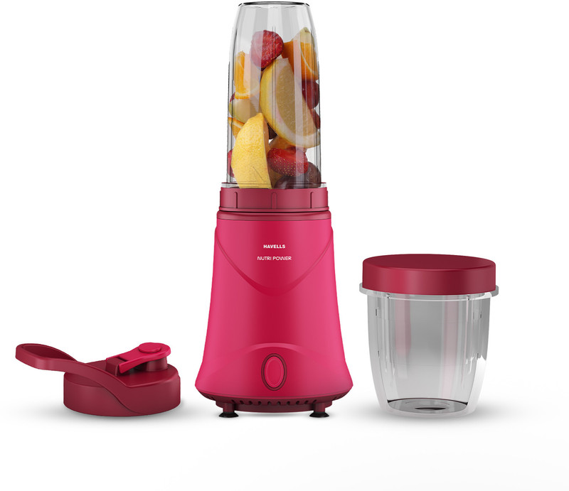 HAVELLS Nutri Power 350 W Mixer Blender(Nutri Power Blender | 2 Jars | Pink)