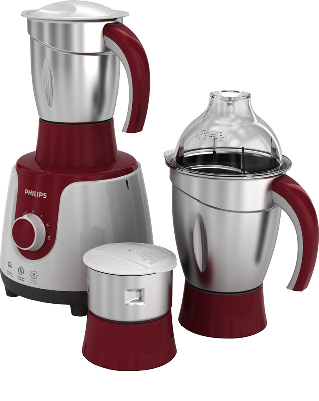 PHILIPS HL7710 600 W Mixer Grinder(HL7710 /00 | 3 Jars | Red, White)