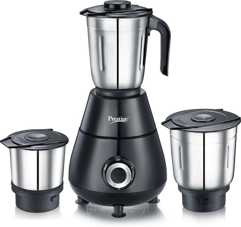 Prestige 500Watts 500 W Mixer Grinder(Apex | 3 Jars | Black)