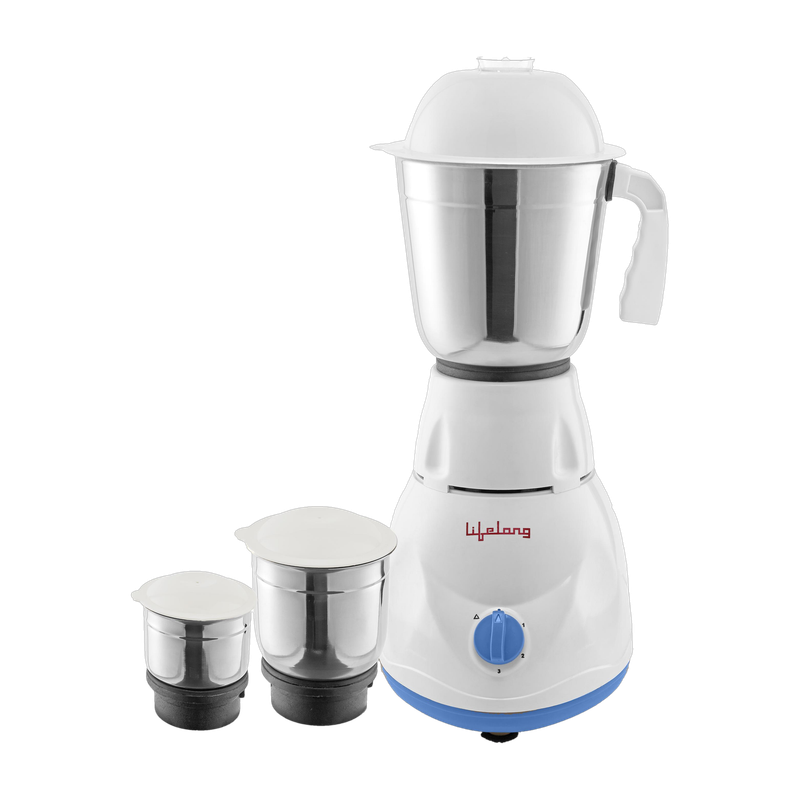 Lifelong Power Pro 500 W Mixer Grinder(Power Pro - LLMG20 | 3 Jars | Blue)